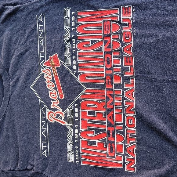 Atlanta Braves 1991 Champion Shirt - Picture 2 of 3
